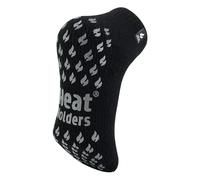 HEAT HOLDERS - Mens 2.3 TOG Warm Thick Anti Slip Low Cut Ankle Thermal Slipper Socks | Trainer Socks with Grips for Winter (12-14, Black)