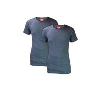 Heat Holders Men's 2 Pack Short Sleeve Thermal Top for Winter in Grey | Size: Large Heat Holders Grey L
