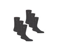 Heat Holders Men's 6 Pairs Original Thick Winter Thermal Socks for Cold Weather in Grey | Size: 6-11 Heat Holders Grey 6-11