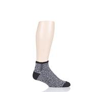 HEAT HOLDERS Mens Aubin Sleep Socks Pack of 1 Charcoal Twist 6-11