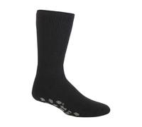 Heat Holders - Mens BIGFOOT Thermal Non Slip Slipper Socks with Gripper Sole