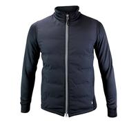 HEAT HOLDERS Mens Black Fleece Lined Jacket Full Zip Insulated Waterproof Coat with Pockets (UK, Alpha, XXL, Regular, Regular, Black)