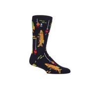 Heat Holders Men's Cosy Fleece-Lined Hobby Socks | Novelty Fluffy Thermal Socks in Navy | Size: 6-11 Heat Holders Navy 6-11
