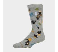 HEAT HOLDERS Mens Fun Hobby Socks Lite | Novelty Fluffy Fleece Lined Thermal Socks for Winter (UK, Numeric, 6, 11, Regular, Regular, Gardening)