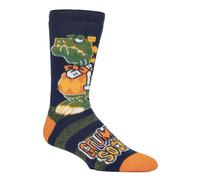 HEAT HOLDERS SOCKSHOP Mens Socks - 1.6 TOG 'Lite' Warm Thermal 'Fun Feet' Novelty Patterned Socks Great Gift Idea in a 1 Pair Pack Size 6-11 Grumpy Socks