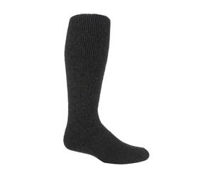 Heat Holders Mens Extra Long 2.7 TOG Knee High Wool Rich Thermal Socks - 6-11 UK - Charcoal