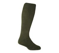 Heat Holders - Mens Extra Long Thick Thermal Knee High Socks 6-11 UK - Green Nylon - Size UK 6-11