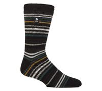 HEAT HOLDERS - Mens Extra Thick Thermal Socks for Winter | Warm Fluffy Fleece Insulated Socks | Gifts for Men (UK, Numeric, 6, 11, Regular, Regular, Black/Charcoal)