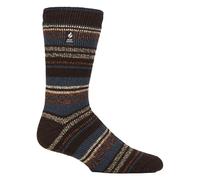 HEAT HOLDERS - Mens Extra Thick Thermal Socks for Winter | Warm Fluffy Fleece Insulated Socks | Gifts for Men (UK, Numeric, 6, 11, Regular, Regular, Earth Brown)