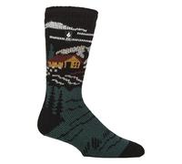 HEAT HOLDERS - Mens Extra Thick Thermal Socks for Winter | Warm Fluffy Fleece Insulated Socks | Gifts for Men (UK, Numeric, 6, 11, Regular, Regular, Jacquard Cabin)