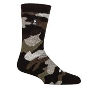 HEAT HOLDERS - Mens Extra Thick Thermal Socks for Winter | Warm Fluffy Fleece Insulated Socks | Gifts for Men (UK, Numeric, 6, 11, Regular, Regular, Camo)