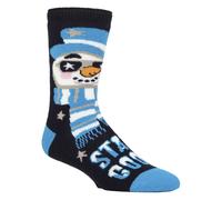 Heat Holders Mens Fluffy Christmas Socks by Lite - Multicolour - Size UK 6-11
