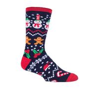 Heat Holders - Mens Fluffy Christmas Socks Cosy Xmas Socks