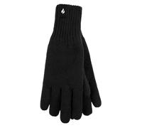 HEAT HOLDERS Mens Heatweaver 2.3 tog Warm Thermal Gloves (Medium/Large, Black)