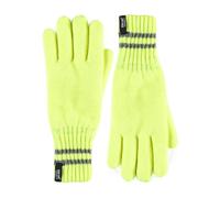 Heat Holders Mens Hi Vis Reflective Soft Fleece Lined Thermal Winter Gloves - L/XL - Yellow