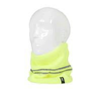 Heat Holders Mens Hi Vis Reflective Soft Fleece Lined Thermal Winter Neck Warmer - One Size - Yellow