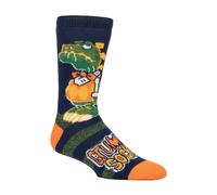Heat Holders Mens Hobby Activity Patterned Lightweight Thermal Lite Socks - Grumpy Socks - 6-11 UK