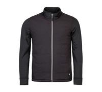 Heat Holders Men's Hybrid Fleece Lined Jacket Full Zip | Insulated Waterproof Coat - Black - XXL