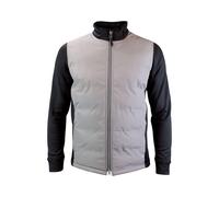 Heat Holders Men's Hybrid Fleece Lined Jacket Full Zip | Insulated Waterproof Coat in Grey | Size: 2XL Heat Holders Grey 2XL