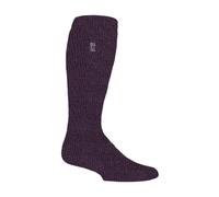 Heat Holders Mens & Ladies Outdoor Knee High Long Thermal Gardening Socks - 6-11 UK - Plum