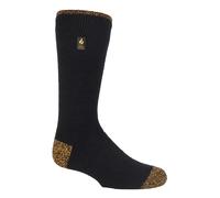 HEAT HOLDERS Mens Long Thermal Work Socks Thick Knee High Heavy Duty Socks | Boot Socks for Winter (6-11, Black)