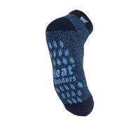 Heat Holders - Mens Non Slip Thermal Low Cut Ankle Slipper Socks with Grips