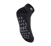 Heat Holders - Mens Fleece Lined Quarter Slipper Socks Non Slip Socks