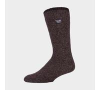 Heat Holders Men's Outdoor Winter Warm Thermal Merino Wool Socks, Brown 6-11