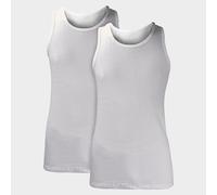 Heat Holders Men's Sleeveless Thermal Top For Winter - 2 Pack, White XXL