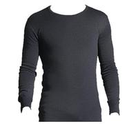 HEAT HOLDERS Mens SockShop Long Sleeved Thermal Vest Charcoal XXL