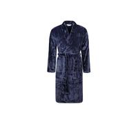 HEAT HOLDERS Mens Fleece Dressing Gown Luxury Soft Winter Warm Bathrobe without Hood (UK, Alpha, S, Regular, Regular, Blue)