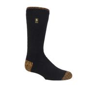 HEAT HOLDERS Mens Long Thermal Work Socks Thick Knee High Heavy Duty Socks | Boot Socks for Winter (6-11, Black)
