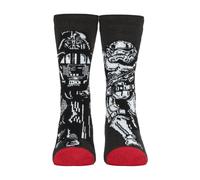 HEAT HOLDERS SOCKSHOP Mens 1.6 TOG Lite Star Wars Darth Vader and Stormtrooper Thermal Socks Pack of 1 Black 6-11