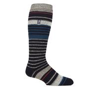Heat Holders - Mens Striped Ski Socks Knee High Thermal Boot Socks