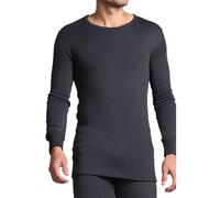 HEAT HOLDERS Mens SockShop Long Sleeved Thermal Vest Charcoal L