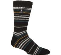 Heat Holders Mens Thermal Stripe Pattern Socks for Winter - - Size: 6-8
