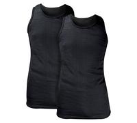 Heat Holders Men's 2 Pack Sleeveless Thermal Top for Winter in Black | Size: Medium Heat Holders Black M