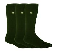 Heat Holders Men's 3 Pairs Original Thick Winter Thermal Socks for Cold Weather in Green | Size: 12-14 Heat Holders Green 12-14