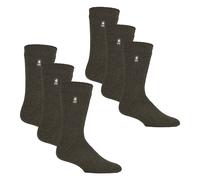 Heat Holders Men's 6 Pairs Original Thick Winter Thermal Socks for Cold Weather in Green | Size: 12-14 Heat Holders Green 12-14
