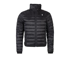 HEAT HOLDERS - Mens Thermal Winter Warm Waterproof Fleece Lined Puffer Jacket Coat in a Bag (Small, Black)