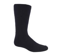 Heat Holders - Mens Thick Heavy 2.7 TOG Short Thermal Wool Rich Socks - Black - Size UK 6-11