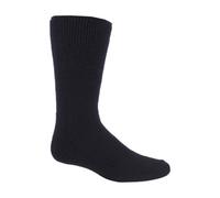 HEAT HOLDERS - Mens Thick Heavy Winter Warm 2.7 TOG Short Thermal Wool Rich Socks (6-11 uk, Black (S.Wool))
