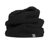 HEAT HOLDERS - Mens Thick Winter Warm Fleece Lined Chunky Knit Thermal Neck Warmer (One Size, Black (Larvic))