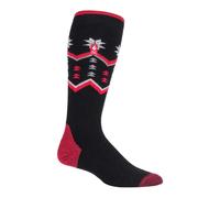 HEAT HOLDERS SOCKSHOP Mens 1.0 TOG Slalom Adventure Ultra Lite Ski Socks Pack of 1 Black Fairisle 6-11