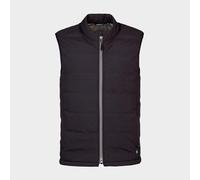 Heat Holders Men's Winter Insulated Gilet | Midweight Fleece-lined Hybrid Vest Full Zip, Black M