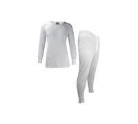 Heat Holders Men's Winter Thermal Underwear Set: Top & Long Johns in White | Size: Large Heat Holders White L