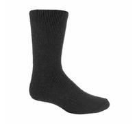 Heat Holders - Mens Thick Heavy 2.7 TOG Short Thermal Wool Rich Socks - Grey - Size UK 6-11