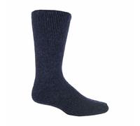 HEAT HOLDERS - Mens Thick Heavy Winter Warm 2.7 TOG Short Thermal Wool Rich Socks (6-11 uk, Navy (S.Wool))