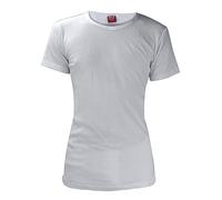 Heat Holders - Mens Winter Warm Cotton Thermal Underwear Short Sleeve T Shirt Vest (X-Large (44-46" Chest), White)
