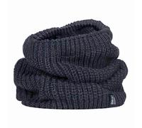 Heat Holders Mens Winter Warm Fleece Lined Chunky Knit Thermal Neck Warmer - One Size - Navy